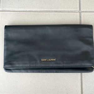 Saint Laurent leather clutch!